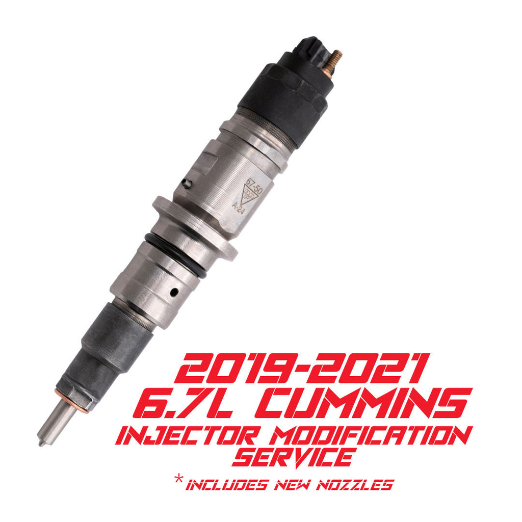 RAM 2019-2021 6.7L Cummins Injector Modification Service