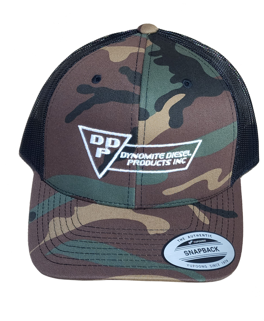 Camo Flag Logo Snapback Hat