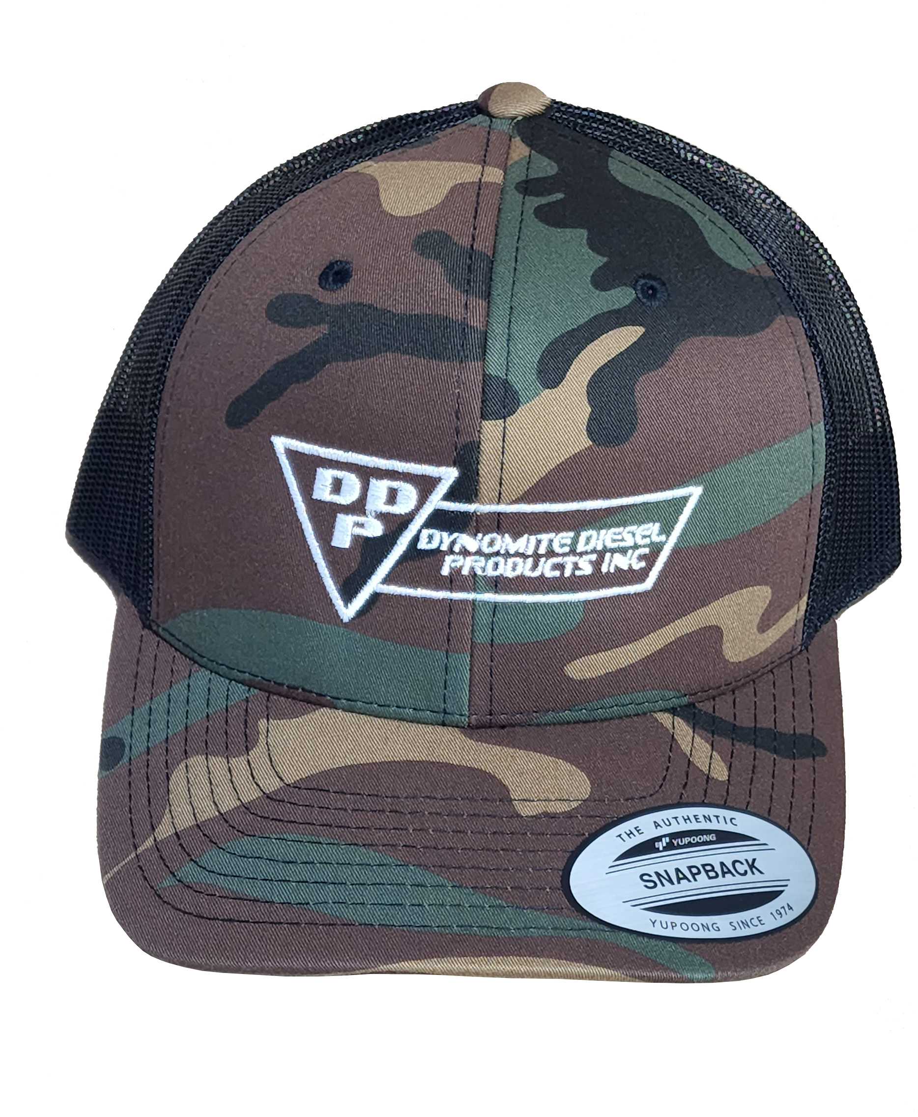 Camo Flag Logo Snapback Hat – Dynomite Diesel Products Inc.