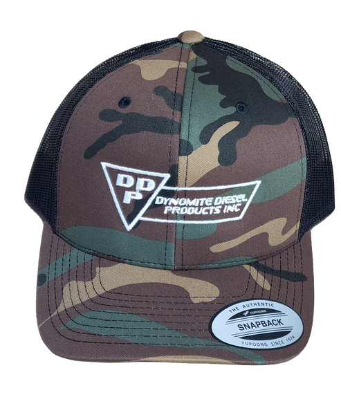 Camo Flag Logo Snapback Hat – Dynomite Diesel Products Inc.