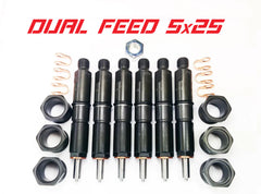 Dodge Cummins 94-98 5.9L 12 Valve 5x25 DUAL FEED Injector Set