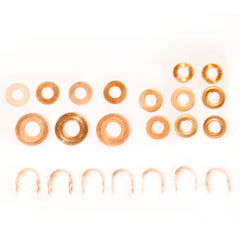 Diesel Injector Copper Washer Assortment 250pc - Metric | Building Diesel Injector Copper Washer Assortment 250pc - Metric | Building